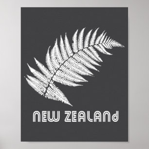 Neuseeland Langarm  Poster