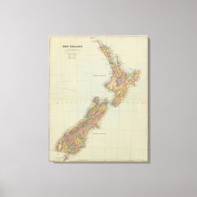 Neuseeland Leinwanddruck (Vorderseite)