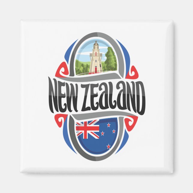 Neuseeland Magnet (Vorne)