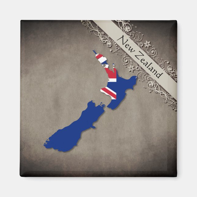 Neuseeland Magnet (Vorne)