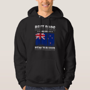 Neuseeland Männer Dad Die besten Väter kommen aus Hoodie