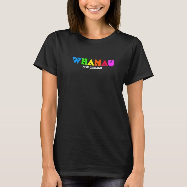 Neuseeland Maori Family Whanau Maori T-Shirt (Vorderseite)