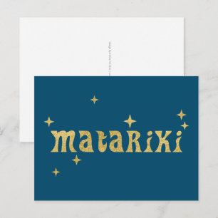 Neuseeland Maori - Matariki Stars 1 Postkarte