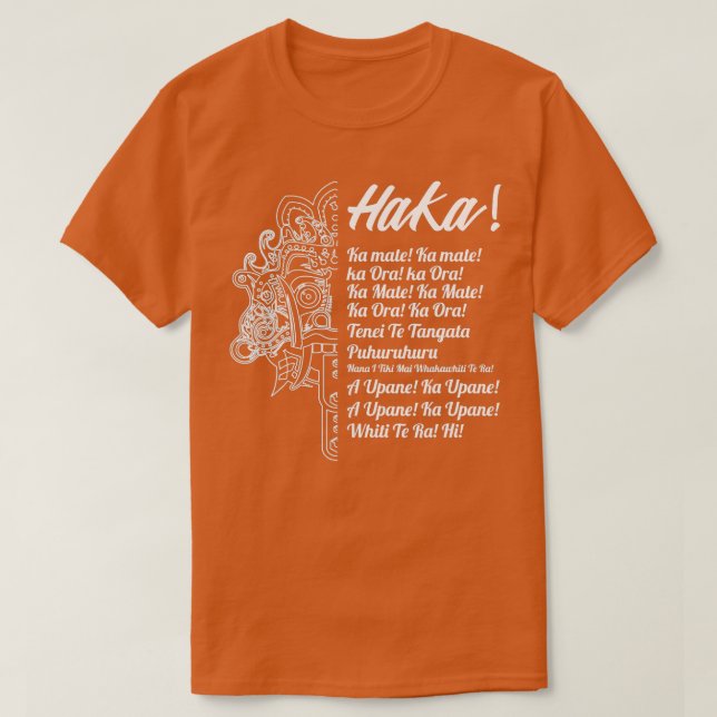 Neuseeland Maori Rugby Haka Neuseeland Maori Rug T-Shirt (Design vorne)