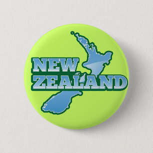 NEUSEELAND mit einer Karte Button