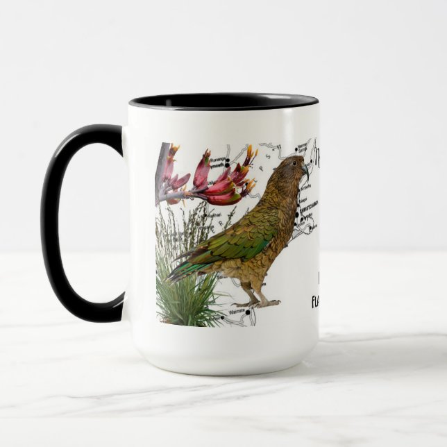 Neuseeland Native Bird Coffee Tasse (Links)