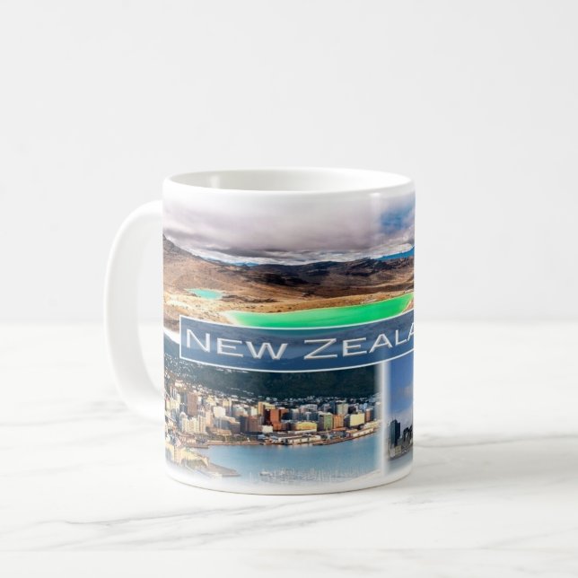 Neuseeland - Neuseeland Kaffeetasse (Vorderseite Links)