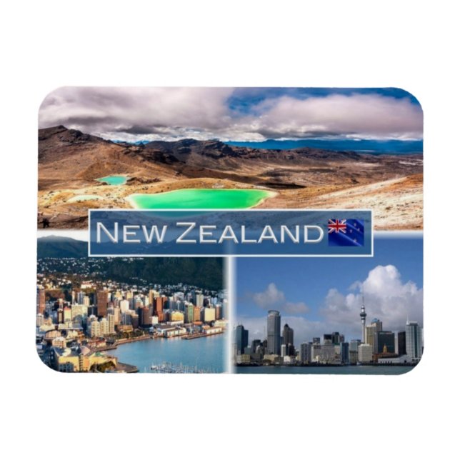 Neuseeland - Neuseeland Magnet (Horizontal)