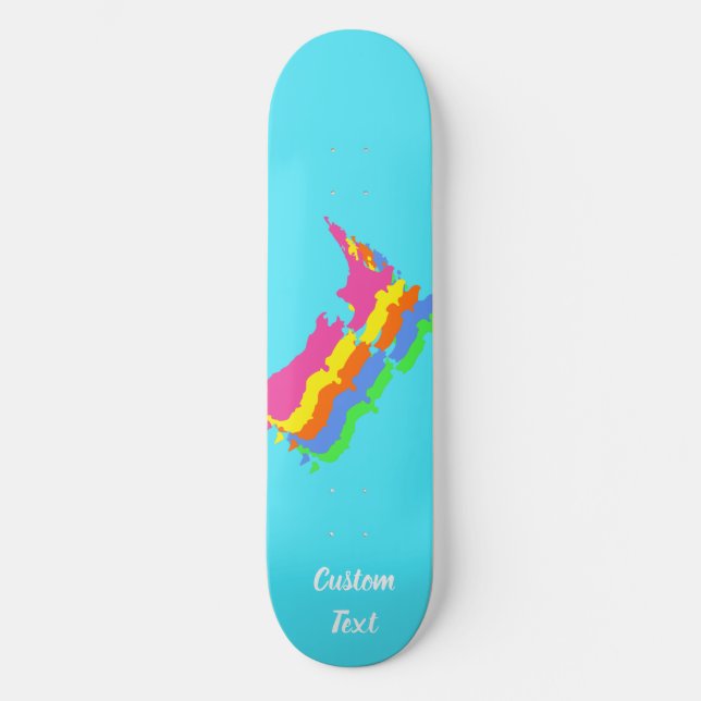 Neuseeland, Neuseeland, NZ Kiwiana, Zollunion Skateboard (Vorderseite)