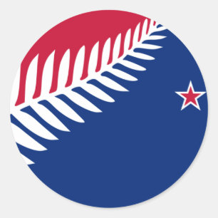 Neuseeland, Neuseeland Runder Aufkleber