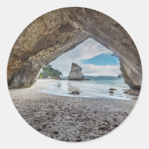 Neuseeland, Nordinsel, Coromandel-Halbinsel Runder Aufkleber