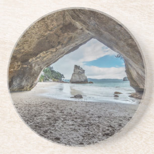 Neuseeland, Nordinsel, Coromandel-Halbinsel Sandstein Untersetzer