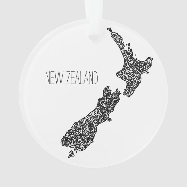 Neuseeland Ornament (Rückseite)