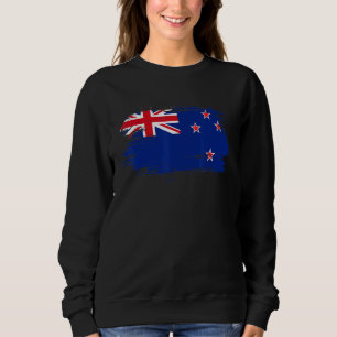 Neuseeland Outfit Neuseeland Flagge Symbol Ich l Sweatshirt