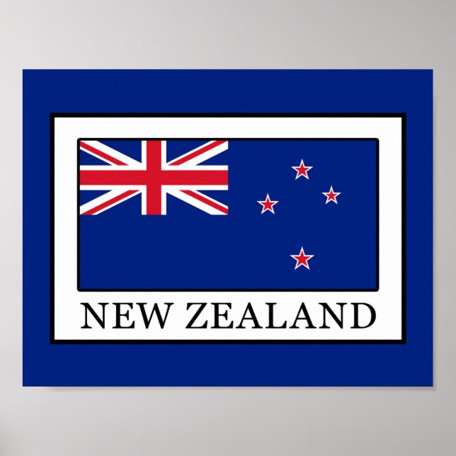 Neuseeland Poster (Vorne)