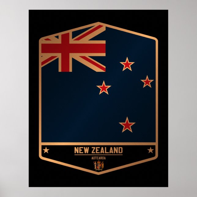 Neuseeland Poster (Vorne)