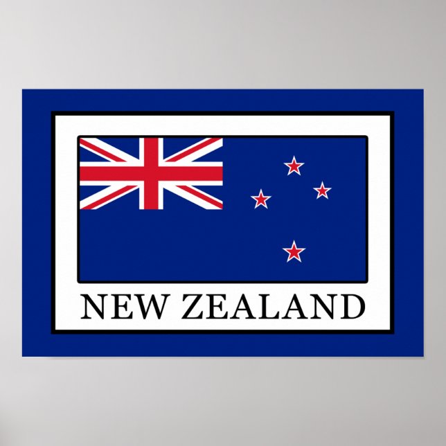 Neuseeland Poster (Vorne)