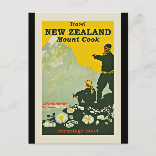 Neuseeland Postkarte (Vorderseite)