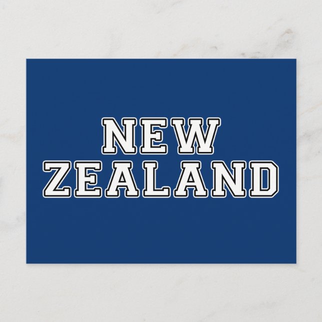Neuseeland Postkarte (Vorderseite)
