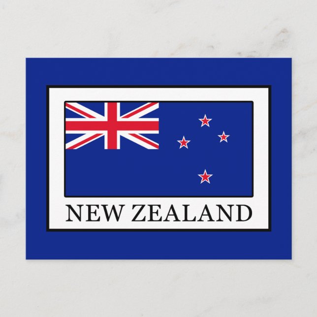 Neuseeland Postkarte (Vorderseite)