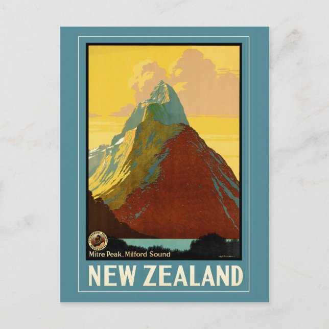 Neuseeland Postkarte (Vorderseite)