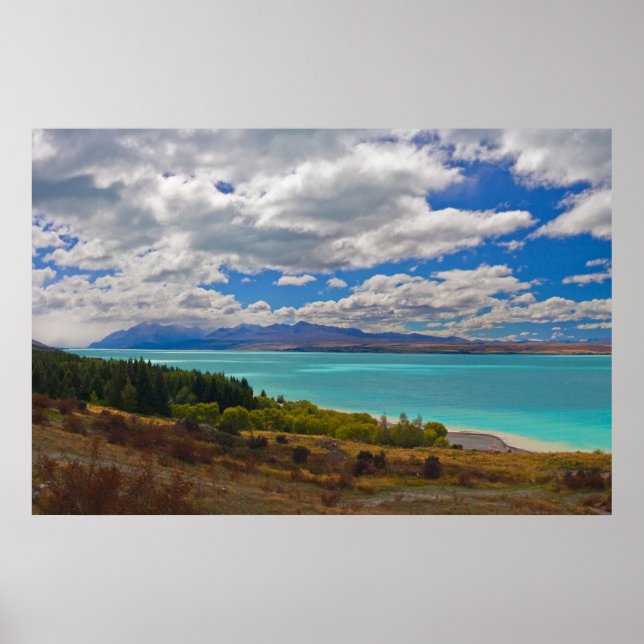 Neuseeland: Pukaki Poster (Vorne)
