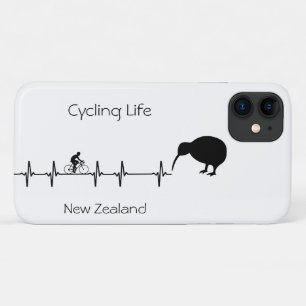 Neuseeland-Radfahren-Herzschlag Kiwi-Bike-Geschenk Case-Mate iPhone Hülle