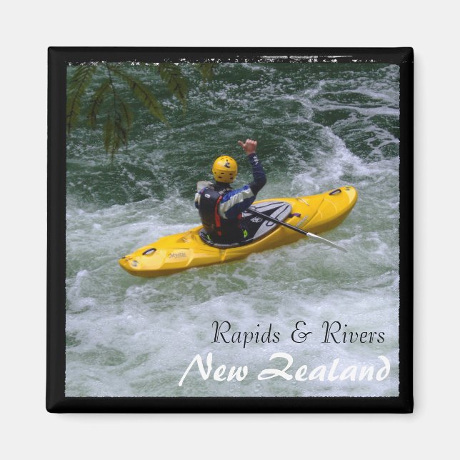 Neuseeland, Rapids & Rivers Adrenalin (Magnet) Magnet (Vorne)
