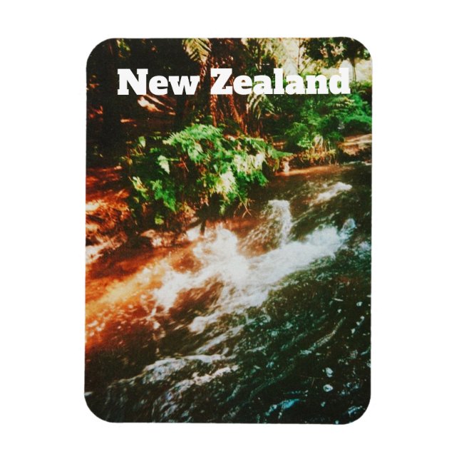 Neuseeland-Reiseposter  Magnet (Vertikal)