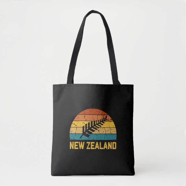 Neuseeland Retro  Tasche (Vorderseite)