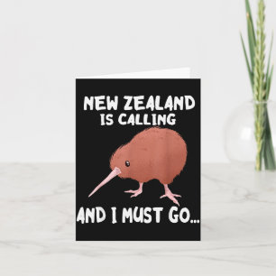 Neuseeland ruft Kiwi-Vogel-Wildtier Karte
