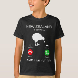 Neuseeland ruft und ich muss gehen, Zealand Funn T-Shirt