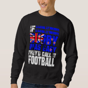 Neuseeland Rugby Player Coach Christmas Gag Sweatshirt