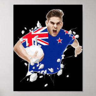 Neuseeland Rugby Trikot 2021 Neuseeland Rugby  Poster