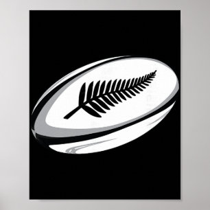 Neuseeland Rugby Trikot Poster
