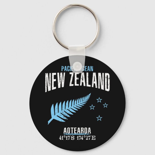 Neuseeland Schlüsselanhänger (Vorderseite)