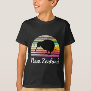 Neuseeland-Shirt Kiwi-Vogel Urlaubsgeschenk T-Shirt