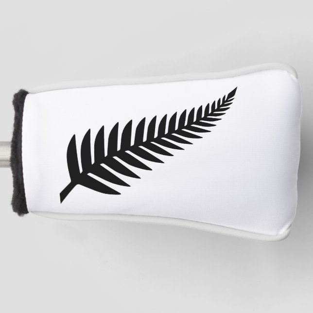 Neuseeland Silberfarn  Golf Headcover (Vorderseite)