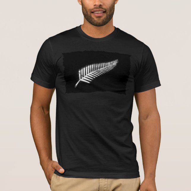 Neuseeland Silver Fern Patriotic T - Shirt (Vorderseite)