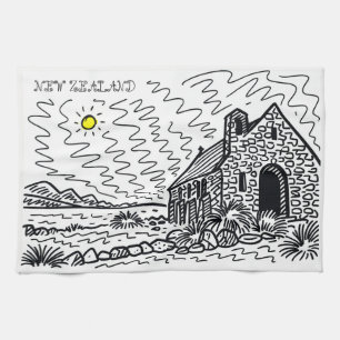 Neuseeland-Souvenir-Küchenhandtuch Geschirrtuch