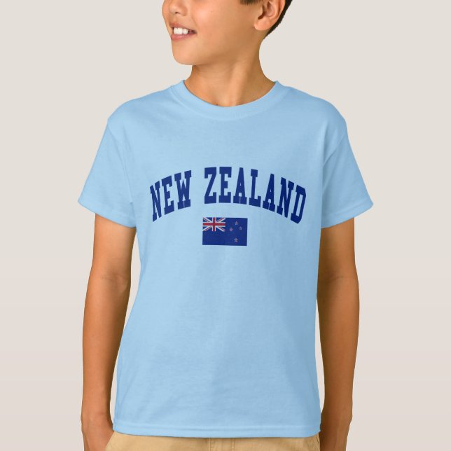 Neuseeland-Stil T-Shirt (Vorderseite)