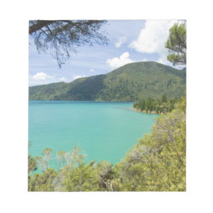 Neuseeland, Südinsel, Marlborough Sounds. Notizblock