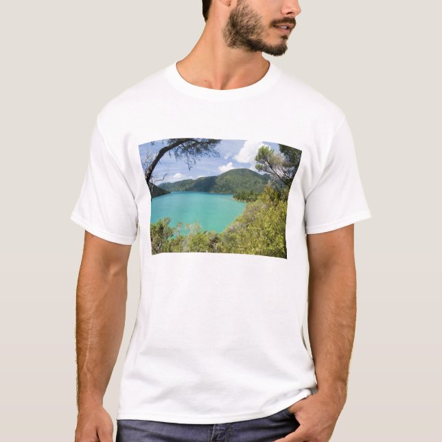 Neuseeland, Südinsel, Marlborough Sounds. T-Shirt (Vorderseite)