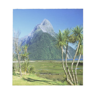 Neuseeland, Südinsel, Miter Peak, Notizblock