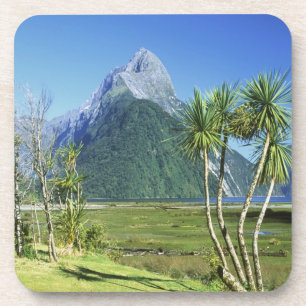 Neuseeland, Südinsel, Mitre Peak, Getränkeuntersetzer
