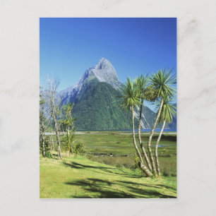 Neuseeland, Südinsel, Mitre Peak, Postkarte