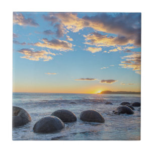 Neuseeland, Südinsel, Moeraki-Boulders Fliese