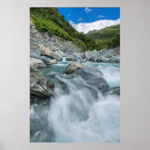 Neuseeland, Südinsel, Mt. Aspiring National Poster