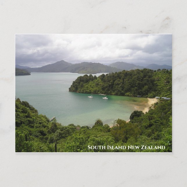 Neuseeland Südinsel Postkarte (Vorderseite)