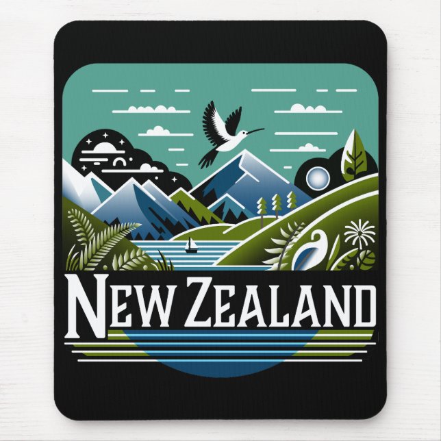 Neuseeland Südpazifik Mousepad (Vorne)